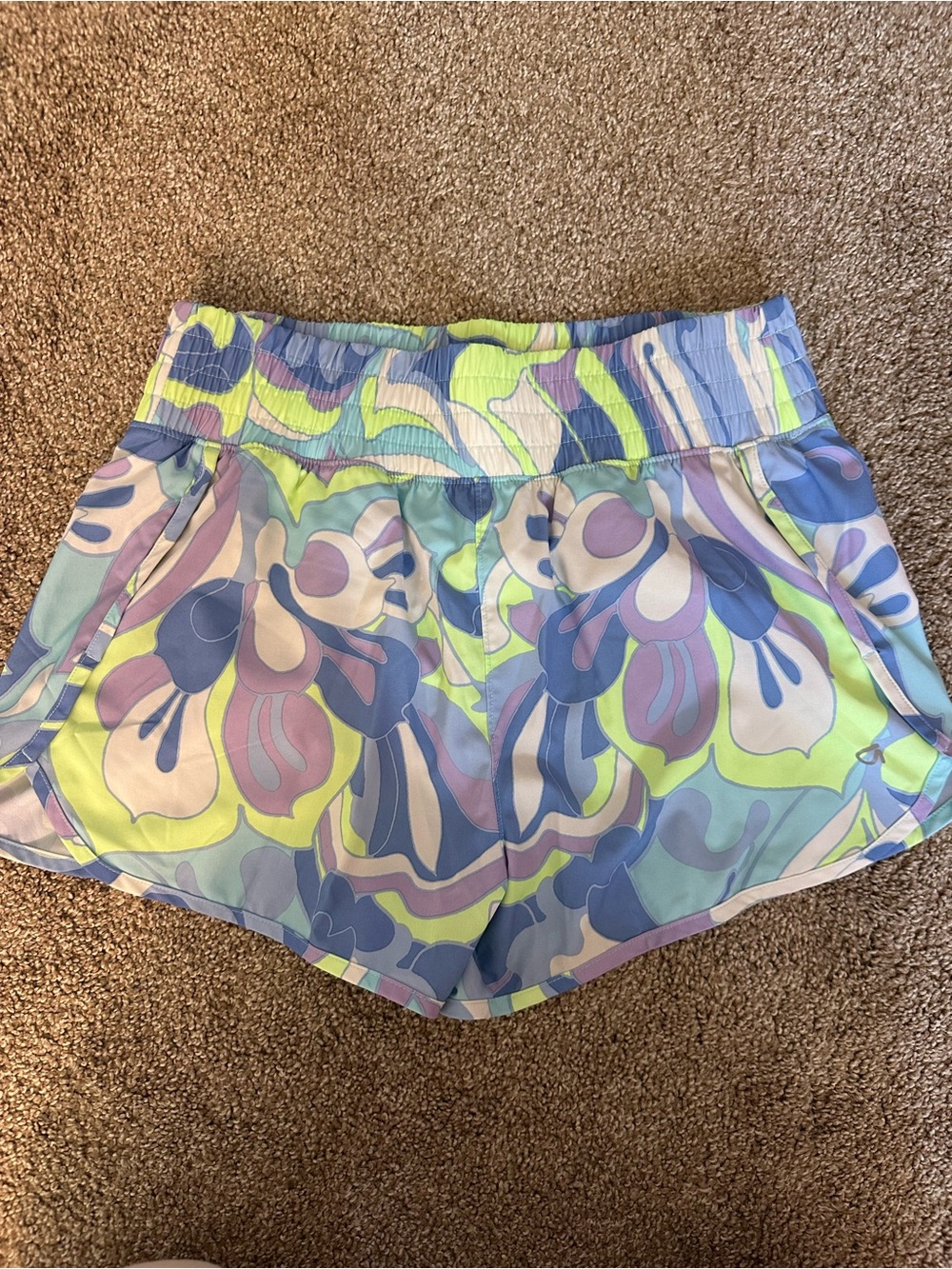 GAP Women's Athletic Shorts in Lime Green, Lavender, Sky Blue